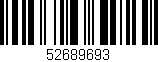 Código de barras (EAN, GTIN, SKU, ISBN): '52689693'