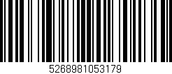 Código de barras (EAN, GTIN, SKU, ISBN): '5268981053179'