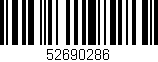 Código de barras (EAN, GTIN, SKU, ISBN): '52690286'