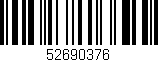 Código de barras (EAN, GTIN, SKU, ISBN): '52690376'
