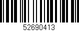 Código de barras (EAN, GTIN, SKU, ISBN): '52690413'