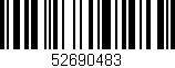 Código de barras (EAN, GTIN, SKU, ISBN): '52690483'