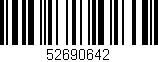 Código de barras (EAN, GTIN, SKU, ISBN): '52690642'