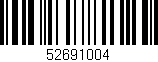Código de barras (EAN, GTIN, SKU, ISBN): '52691004'