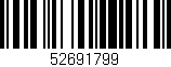 Código de barras (EAN, GTIN, SKU, ISBN): '52691799'