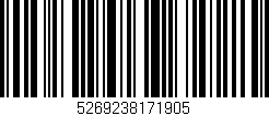 Código de barras (EAN, GTIN, SKU, ISBN): '5269238171905'