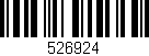 Código de barras (EAN, GTIN, SKU, ISBN): '526924'
