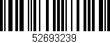 Código de barras (EAN, GTIN, SKU, ISBN): '52693239'