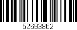 Código de barras (EAN, GTIN, SKU, ISBN): '52693862'