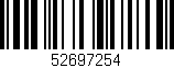 Código de barras (EAN, GTIN, SKU, ISBN): '52697254'