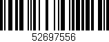 Código de barras (EAN, GTIN, SKU, ISBN): '52697556'
