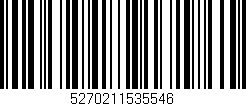 Código de barras (EAN, GTIN, SKU, ISBN): '5270211535546'