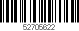 Código de barras (EAN, GTIN, SKU, ISBN): '52705622'