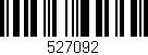 Código de barras (EAN, GTIN, SKU, ISBN): '527092'