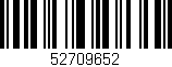 Código de barras (EAN, GTIN, SKU, ISBN): '52709652'