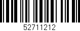 Código de barras (EAN, GTIN, SKU, ISBN): '52711212'