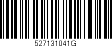Código de barras (EAN, GTIN, SKU, ISBN): '527131041G'