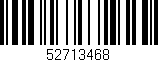 Código de barras (EAN, GTIN, SKU, ISBN): '52713468'