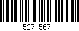 Código de barras (EAN, GTIN, SKU, ISBN): '52715671'