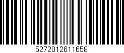 Código de barras (EAN, GTIN, SKU, ISBN): '5272012611658'
