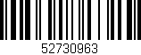 Código de barras (EAN, GTIN, SKU, ISBN): '52730963'