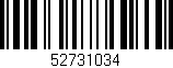 Código de barras (EAN, GTIN, SKU, ISBN): '52731034'