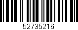 Código de barras (EAN, GTIN, SKU, ISBN): '52735216'