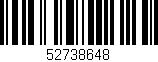 Código de barras (EAN, GTIN, SKU, ISBN): '52738648'