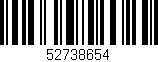 Código de barras (EAN, GTIN, SKU, ISBN): '52738654'