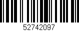Código de barras (EAN, GTIN, SKU, ISBN): '52742097'