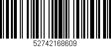 Código de barras (EAN, GTIN, SKU, ISBN): '52742168609'