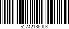 Código de barras (EAN, GTIN, SKU, ISBN): '52742168906'