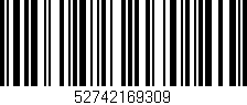 Código de barras (EAN, GTIN, SKU, ISBN): '52742169309'