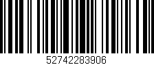 Código de barras (EAN, GTIN, SKU, ISBN): '52742283906'