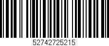 Código de barras (EAN, GTIN, SKU, ISBN): '52742725215'
