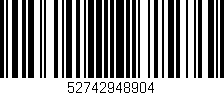 Código de barras (EAN, GTIN, SKU, ISBN): '52742948904'