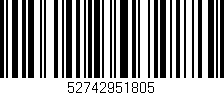 Código de barras (EAN, GTIN, SKU, ISBN): '52742951805'