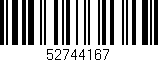 Código de barras (EAN, GTIN, SKU, ISBN): '52744167'