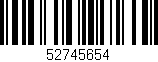 Código de barras (EAN, GTIN, SKU, ISBN): '52745654'