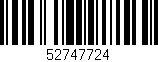 Código de barras (EAN, GTIN, SKU, ISBN): '52747724'