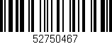 Código de barras (EAN, GTIN, SKU, ISBN): '52750467'