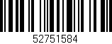 Código de barras (EAN, GTIN, SKU, ISBN): '52751584'