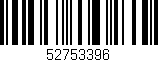Código de barras (EAN, GTIN, SKU, ISBN): '52753396'