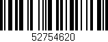 Código de barras (EAN, GTIN, SKU, ISBN): '52754620'
