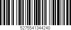 Código de barras (EAN, GTIN, SKU, ISBN): '5275541344240'