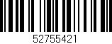 Código de barras (EAN, GTIN, SKU, ISBN): '52755421'