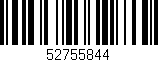 Código de barras (EAN, GTIN, SKU, ISBN): '52755844'