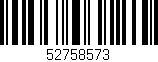 Código de barras (EAN, GTIN, SKU, ISBN): '52758573'