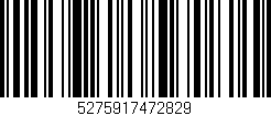 Código de barras (EAN, GTIN, SKU, ISBN): '5275917472829'