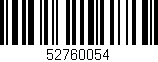 Código de barras (EAN, GTIN, SKU, ISBN): '52760054'